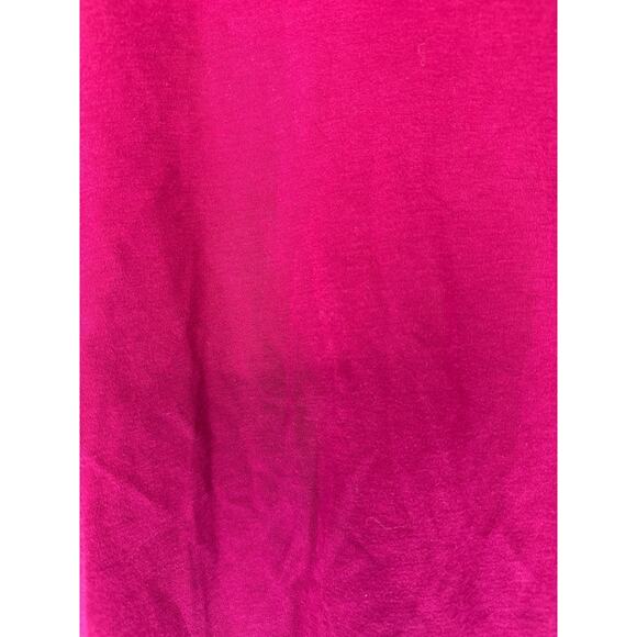 J. Jill Burgundy Basic Soft Simple Supima Scoop Neck Tunic Top Size Medium - Picture 3 of 11